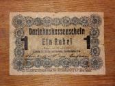 Darlehnskasse ost 1 rublio banknotas