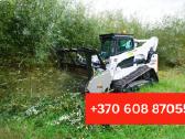 Freza, Bobcat, grėblys, greideris, apželdinimas - nuotraukos Nr. 33