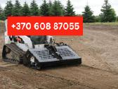 Freza, Bobcat, grėblys, greideris, apželdinimas - nuotraukos Nr. 15