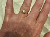 Sužadetuvių žiedas su briliantu (0,63ct) - nuotraukos Nr. 8