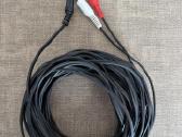 Audio kabelis 2xrca - 3,5mm minijack 10 m - nuotraukos Nr. 3