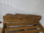 Rankų darbo,masyvo ąžuolo lova su čiužiniu - nuotraukos Nr. 8