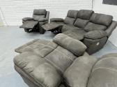 Minkštas svetainės komplektas su El. Recliner