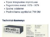 Teac As-m50. + Teac At-x50.stiprintuvas+tuneris. - nuotraukos Nr. 7