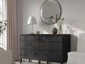 Ikea Idanas komoda ir Hemnes naktiniai staliukai