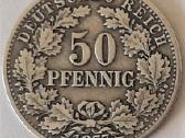1877 Vokietija 50 pfenigių
