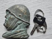 Benito mussolini bareljefas statulėlė
