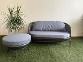 Dvivietė sofa su pakoju