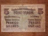 Darlehnskasse ost 5 markių banknotas - nuotraukos Nr. 2