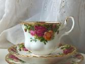 Kavos Puodelis Trio Royal Albert "Old Country Rose