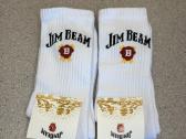 Jim Beam baltos kojinės 2 poros