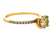 Sužadėtuvių žiedas su deimantu (1,17ct)