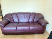 Natūralios odos sofa - nuotraukos Nr. 2