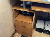 Stalas+kėdė+TV+pc+spausdintuvas - nuotraukos Nr. 5