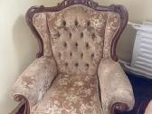 Viktorinio stiliaus sofa ir 2 foteliai - nuotraukos Nr. 6