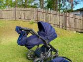 Išskirtinis 3in1 vežimėlis Ptit Chou Trento Navy - nuotraukos Nr. 8