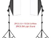 Softbox apšvietimas fotografijai ir video 2 vnt