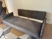 Sofa lova Amy, audinys Monolith 92 - nuotraukos Nr. 3