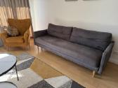 Sofa lova Amy, audinys Monolith 92 - nuotraukos Nr. 6