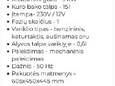 Benzininis generatorius Turan Tg3500s - nuotraukos Nr. 8