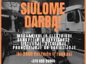 Ieškome sunkvežimių remonto mechaniko ir elektriko