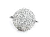 Kokteilinis žiedas su 134-iais deimantais (0,8ct)