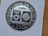 Jugoslavija 1982 250 dinarų (sidabras-kolekcinė) - nuotraukos Nr. 2