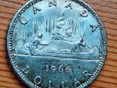 Kanada 1966 1 doleris (sidabras)