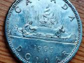 Kanada 1965 1 doleris (sidabras)
