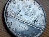 Kanada 1965 1 doleris (sidabras)