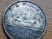 Kanada 1963 1 doleris (sidabras)