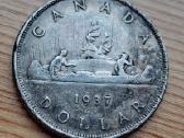 Kanada 1937 1 doleris (sidabras)