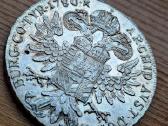 Austrija 1780 -x 1 taleris (sidabras - restraikas)