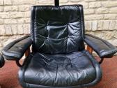 Vintažinis mid century Ekornes polisio fotelis - nuotraukos Nr. 5