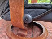 Vintažinis mid century Ekornes polisio fotelis - nuotraukos Nr. 7