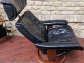 Vintažinis mid century Ekornes polisio fotelis - nuotraukos Nr. 12