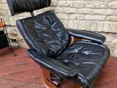 Vintažinis mid century Ekornes polisio fotelis - nuotraukos Nr. 14