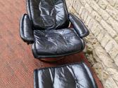 Vintažinis mid century Ekornes polisio fotelis - nuotraukos Nr. 17