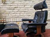 Vintažinis mid century Ekornes polisio fotelis - nuotraukos Nr. 20