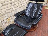 Vintažinis mid century Ekornes polisio fotelis - nuotraukos Nr. 32