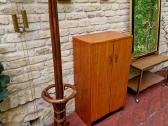 Vintažinė mid century tikmedžio batų spintelė - nuotraukos Nr. 5