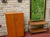 Vintažinė mid century tikmedžio batų spintelė - nuotraukos Nr. 9