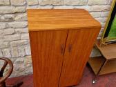 Vintažinė mid century tikmedžio batų spintelė - nuotraukos Nr. 11
