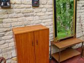 Vintažinė mid century tikmedžio batų spintelė - nuotraukos Nr. 20