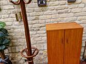 Vintažinė mid century tikmedžio batų spintelė - nuotraukos Nr. 23