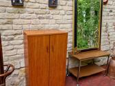 Vintažinė mid century tikmedžio batų spintelė - nuotraukos Nr. 24