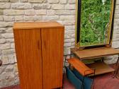 Vintažinė mid century tikmedžio batų spintelė - nuotraukos Nr. 27