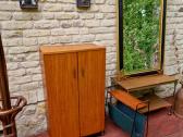 Vintažinė mid century tikmedžio batų spintelė - nuotraukos Nr. 30