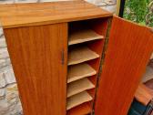 Vintažinė mid century tikmedžio batų spintelė - nuotraukos Nr. 31