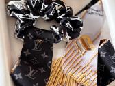 Louis Vuitton scrunchie with twilly
